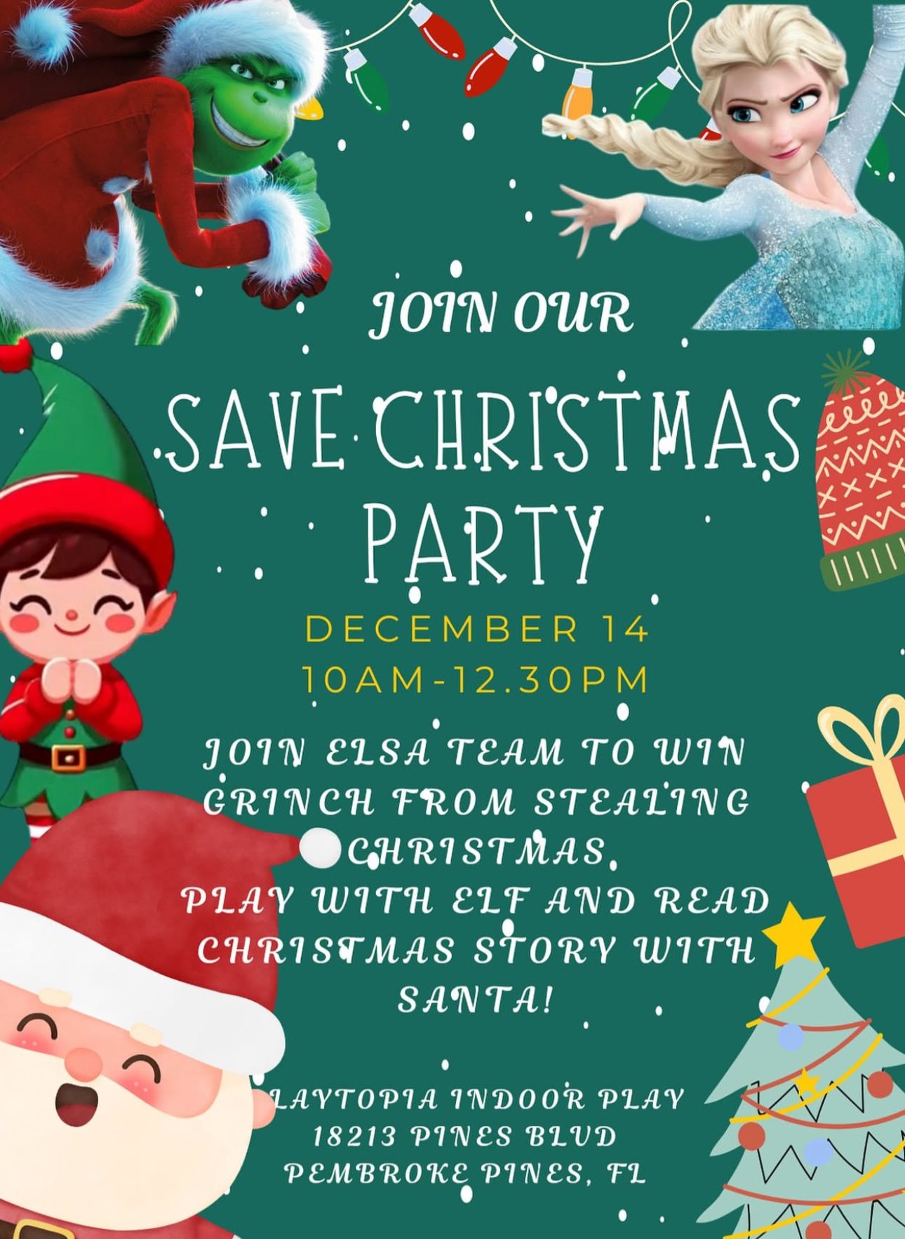 Save Christmas Party