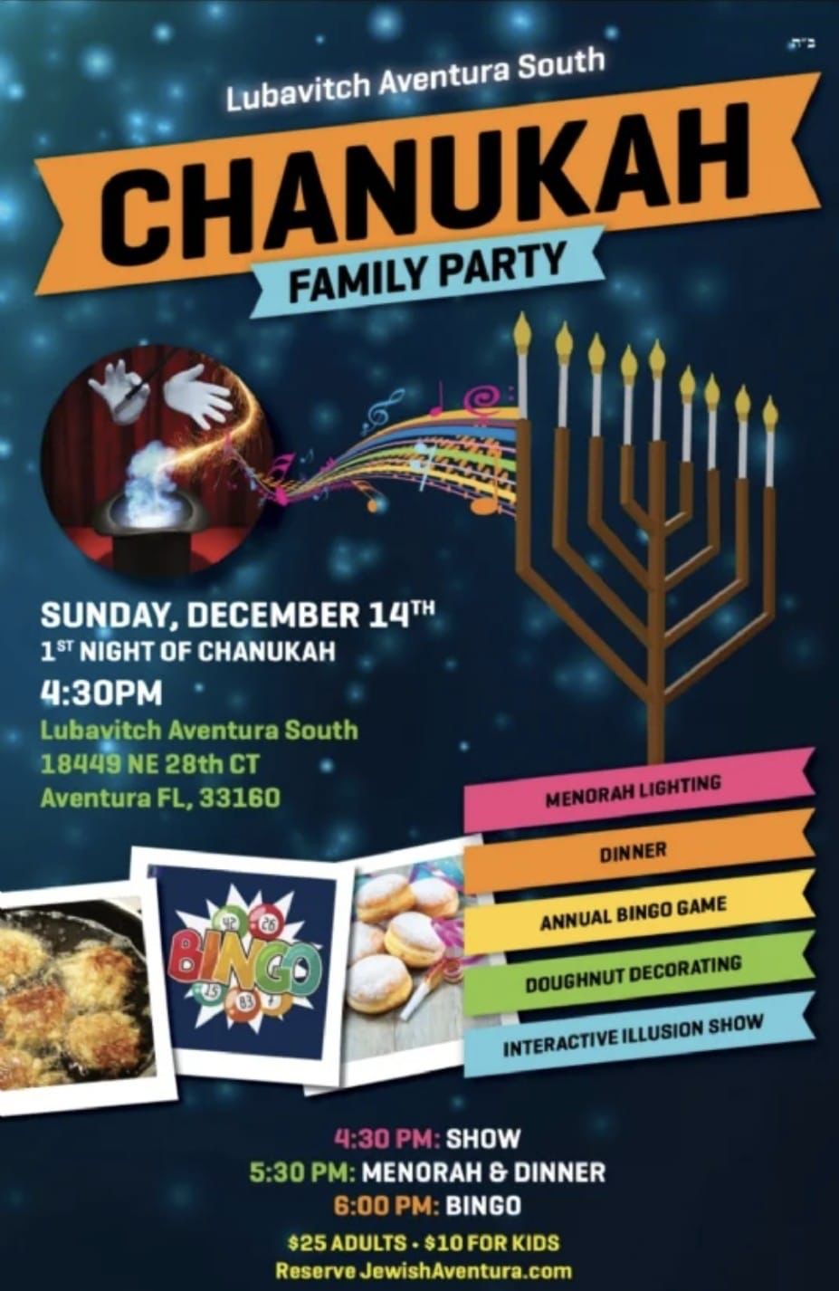 Chanukah Family Party