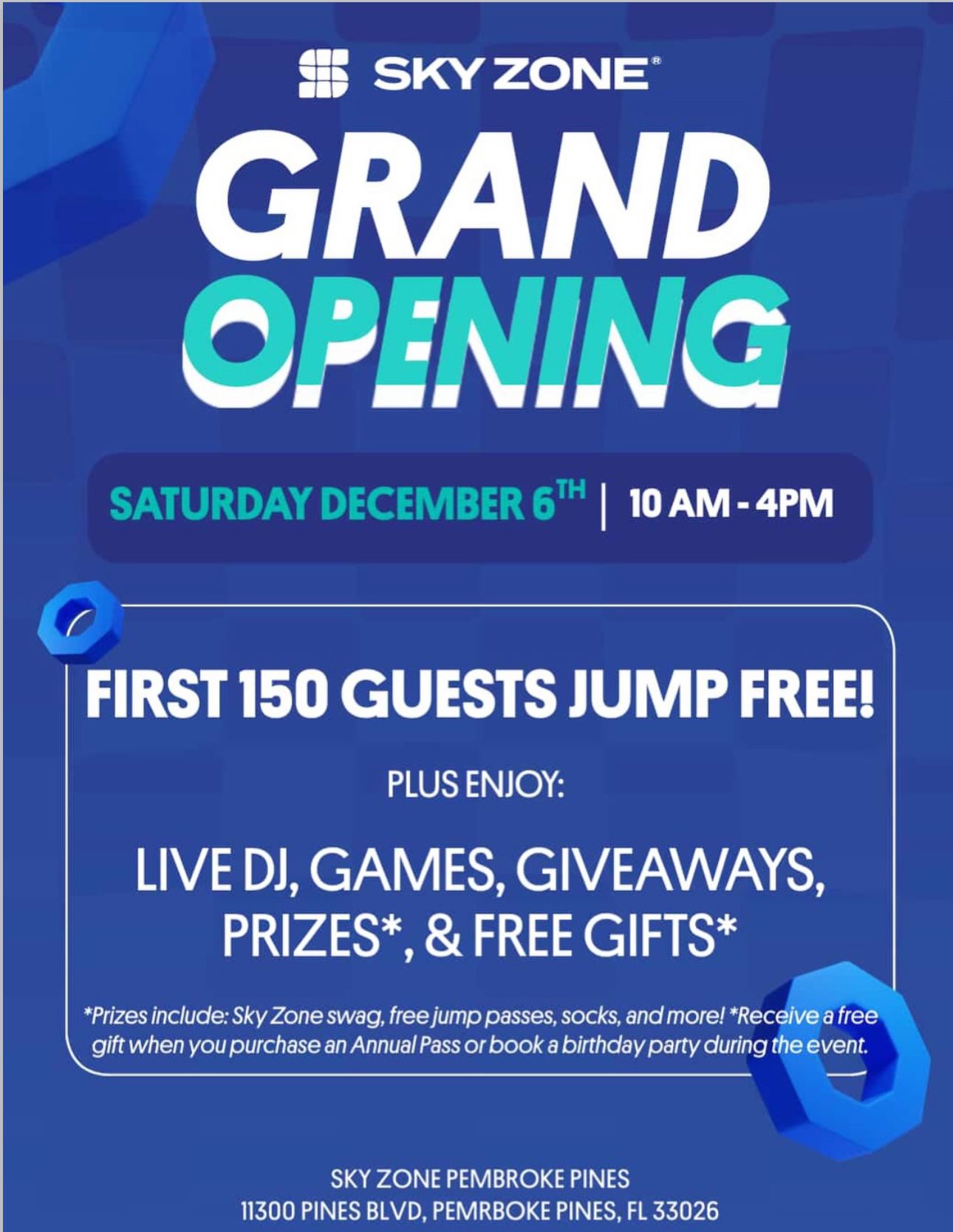 Sky Zone Grand Opening