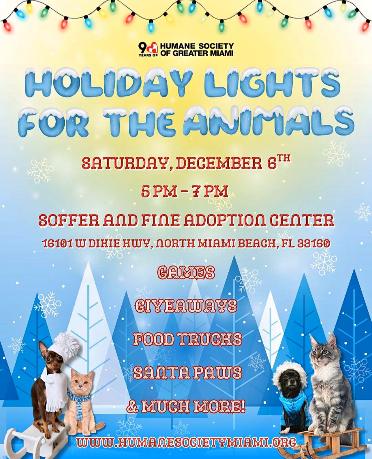 Holiday Lights For The Animals