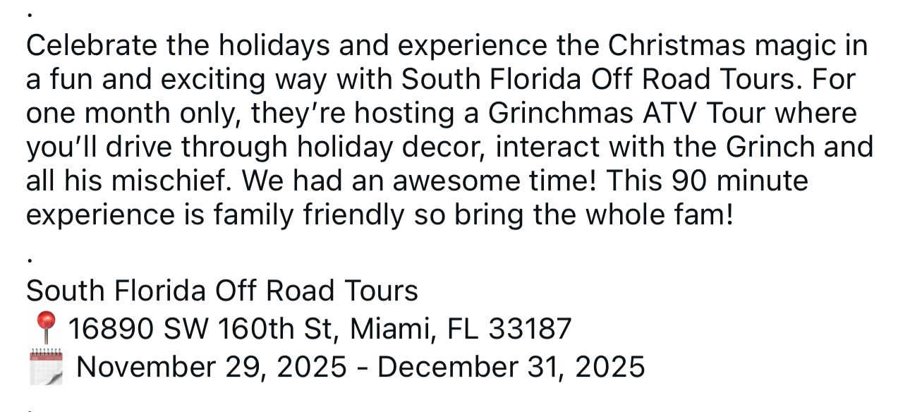 Grinchmas ATV Tour