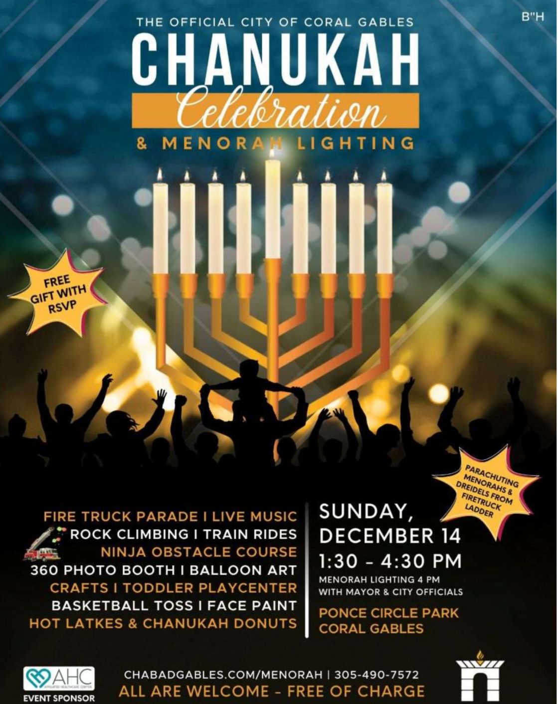 Chanukah Celebration & Menorah Lighting