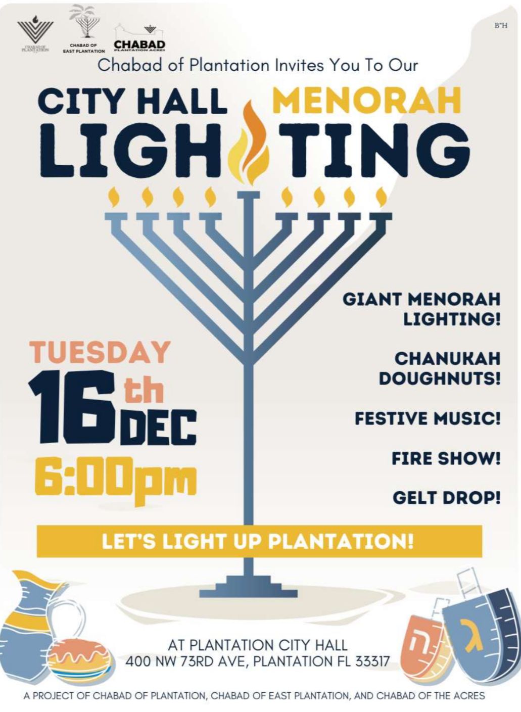 City Hall Menorah Lighting