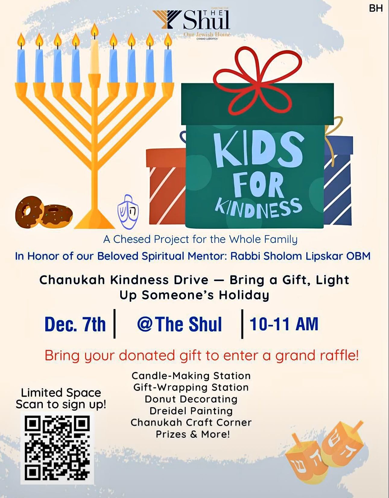 Chanukah Kindness Drive