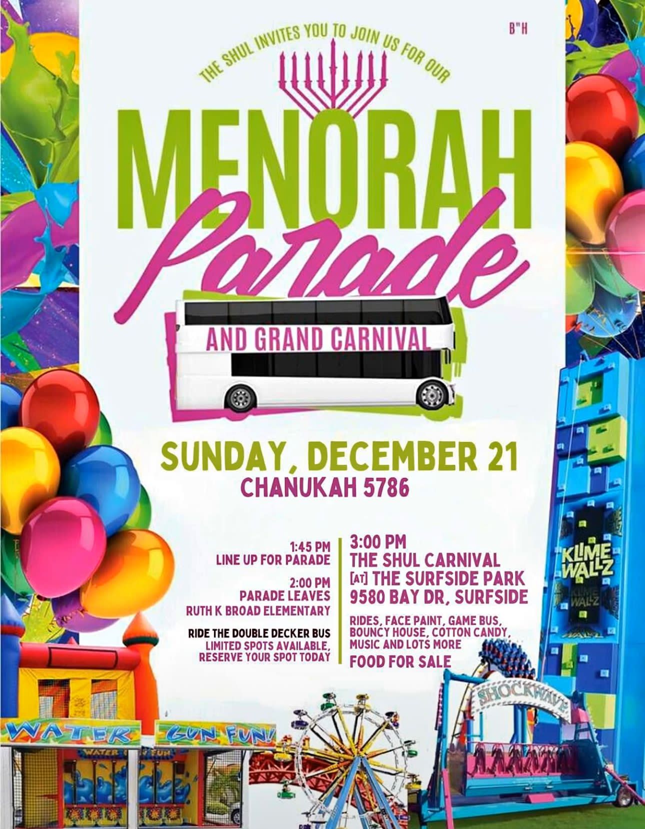 Menorah Parade and Grand Carnival