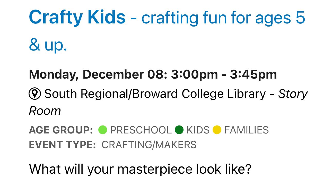 Crafty Kids