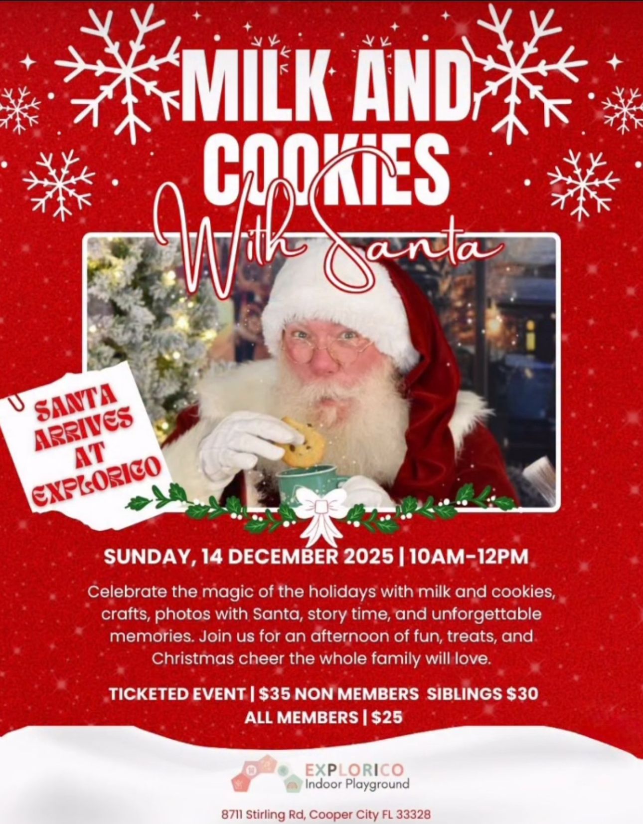 Milk and Cookies with Santa