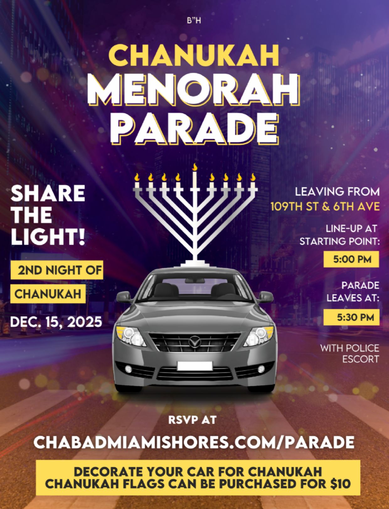 Chanukah Menorah Parade