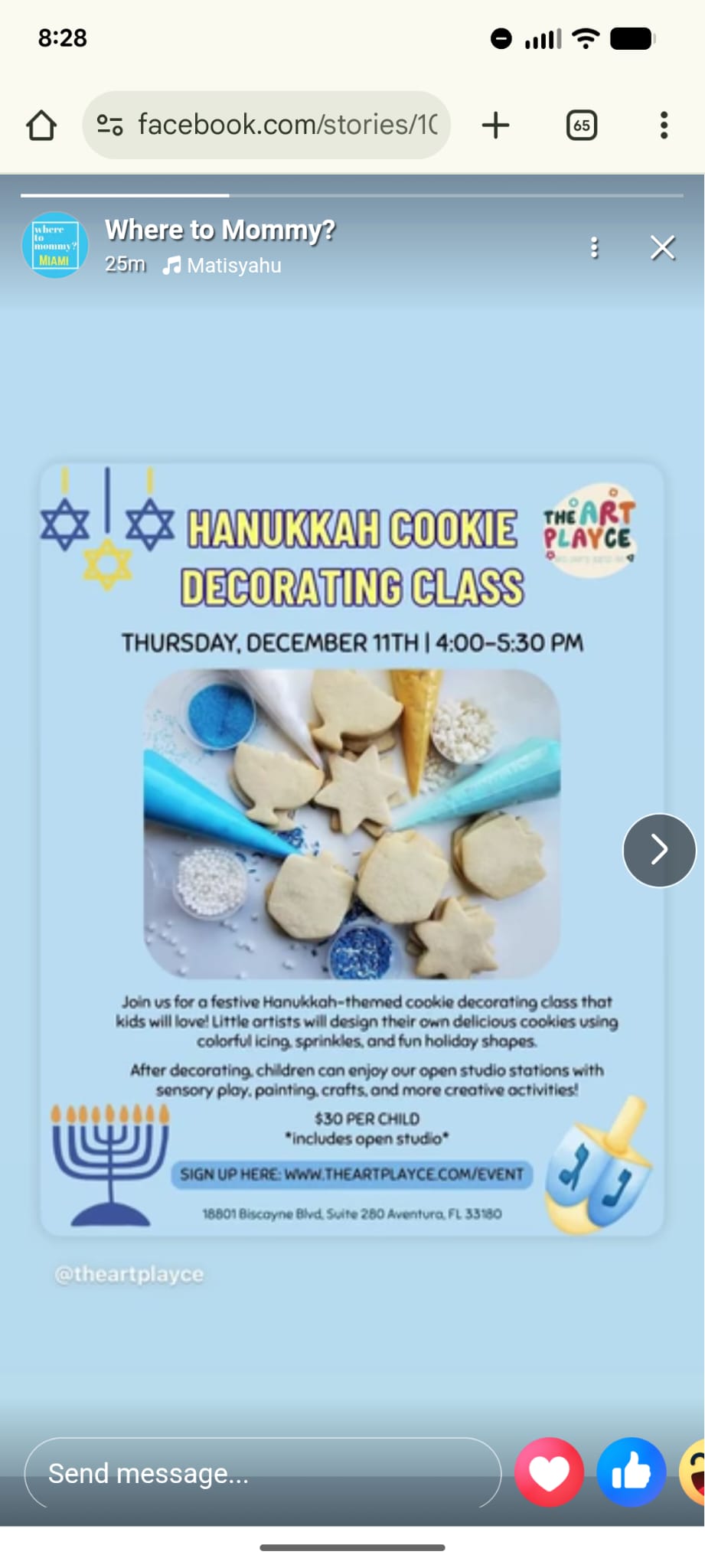 Hanukkah Cookie Decorating Class