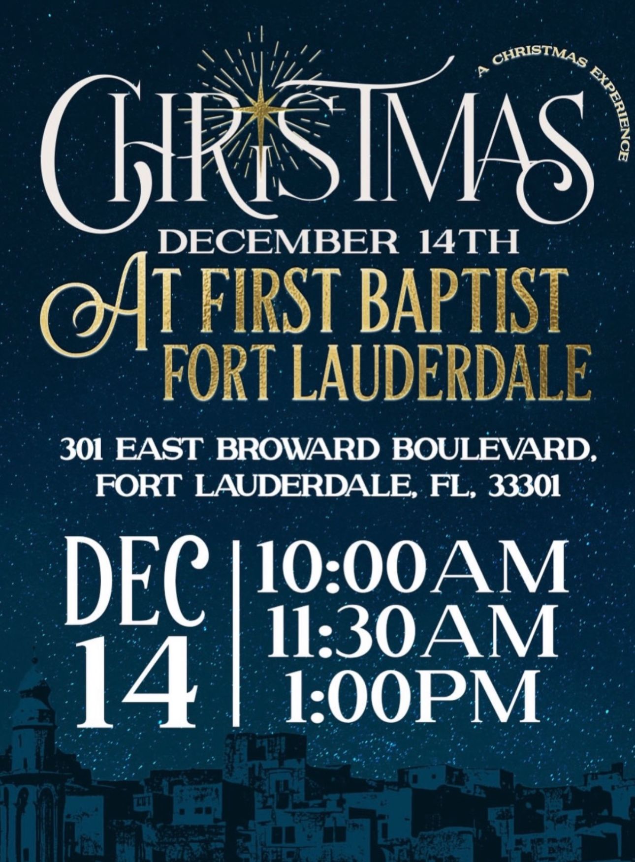 Christmas at First Baptist Fort Lauderdale