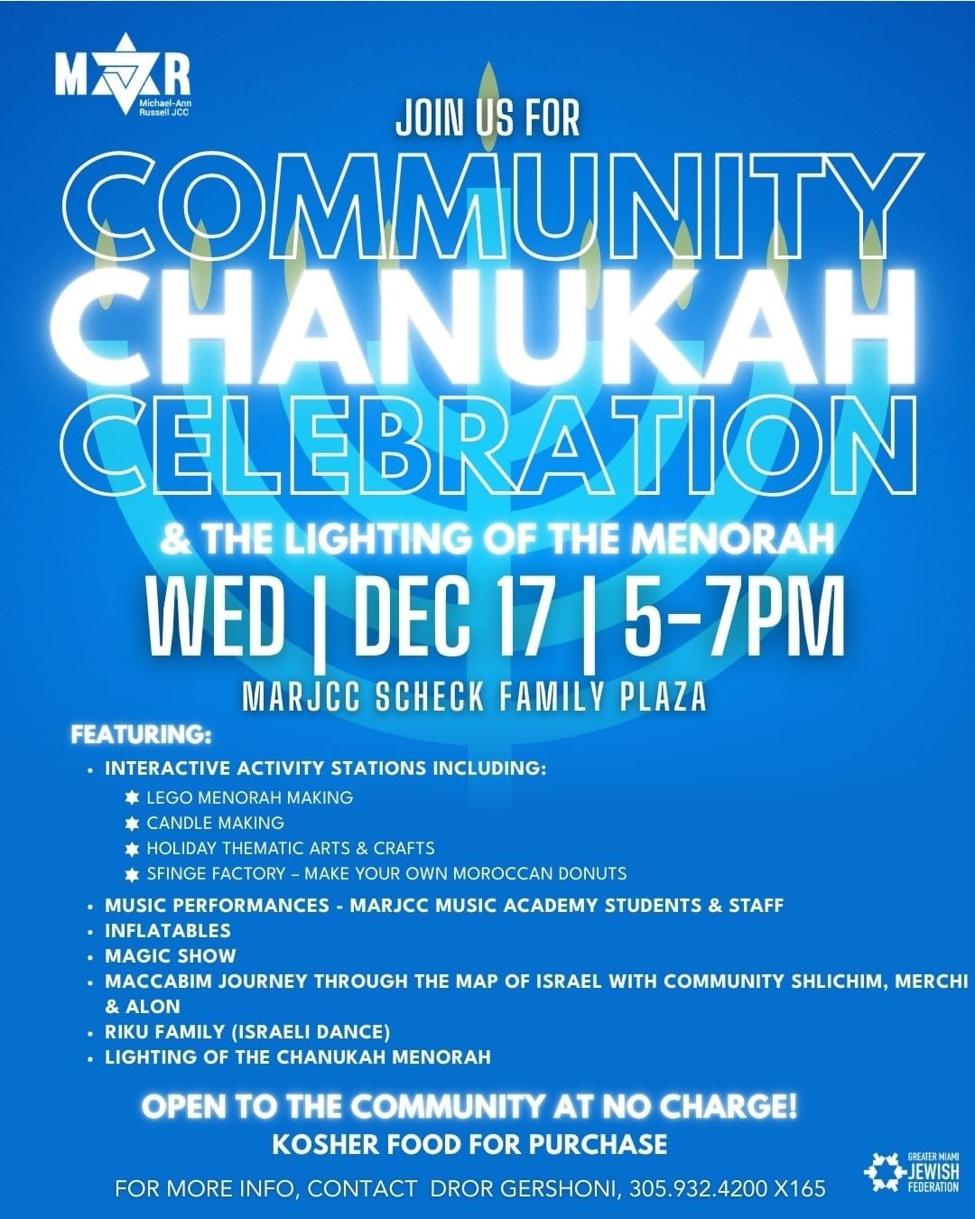 Community Chanukah Celebration