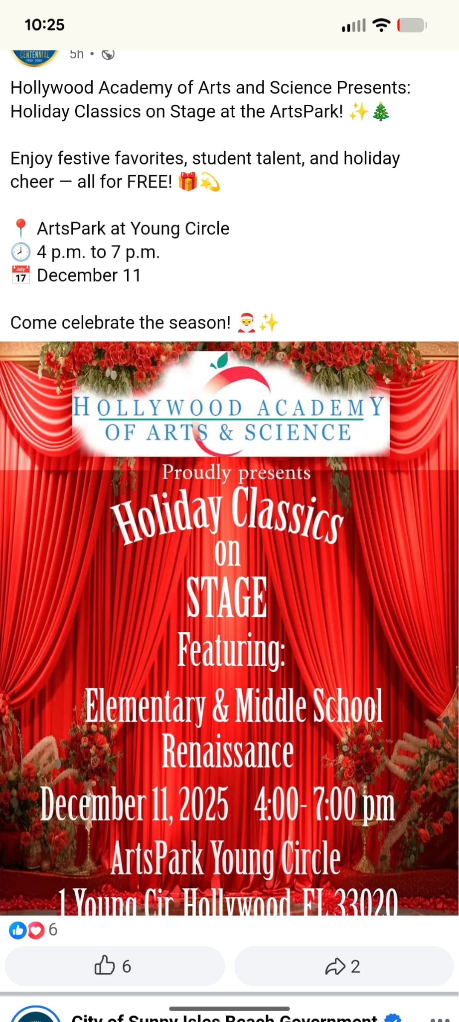 Holiday Classics on Stage at the ArtsPark!