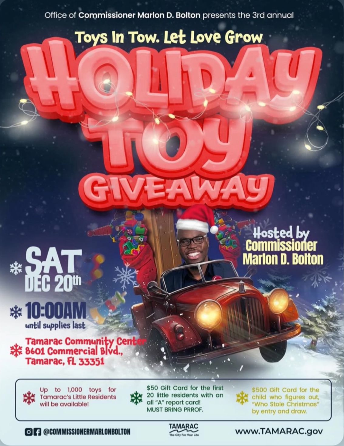 Holiday Toy Giveaway