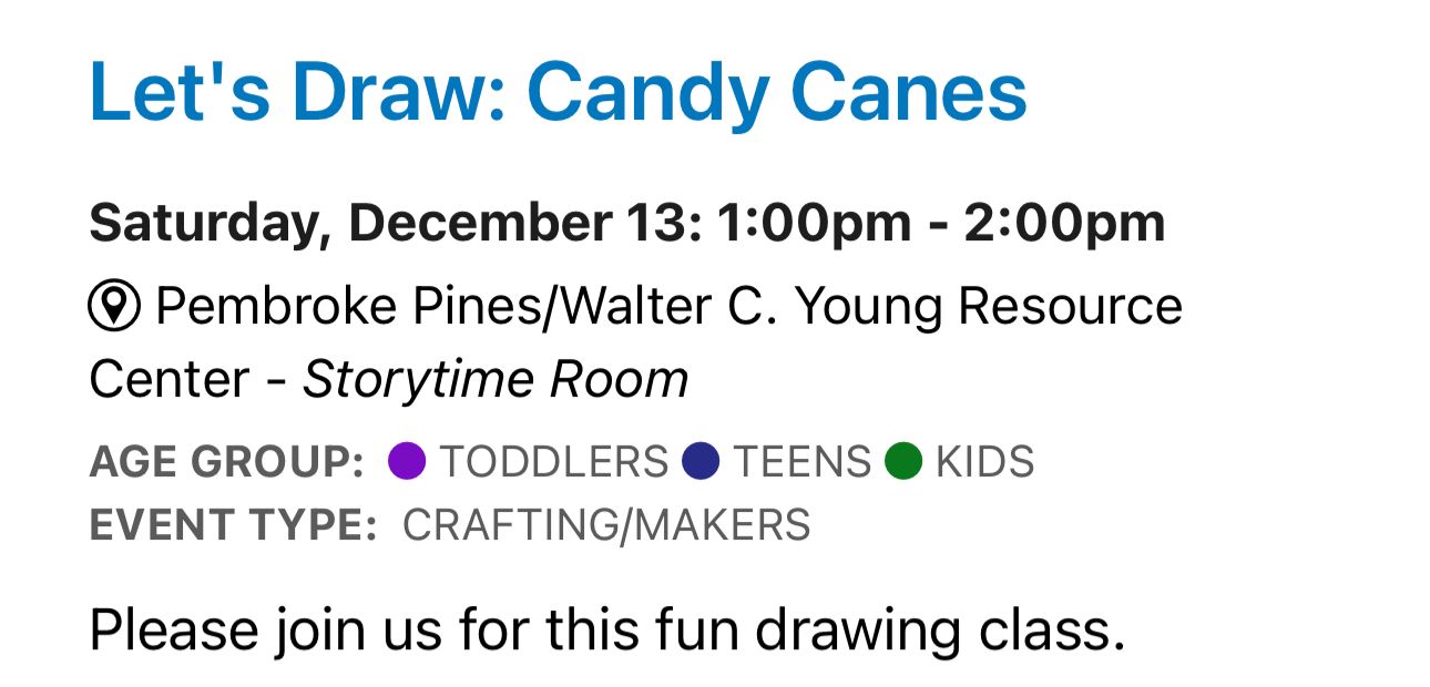 Let's Draw: Candy Canes