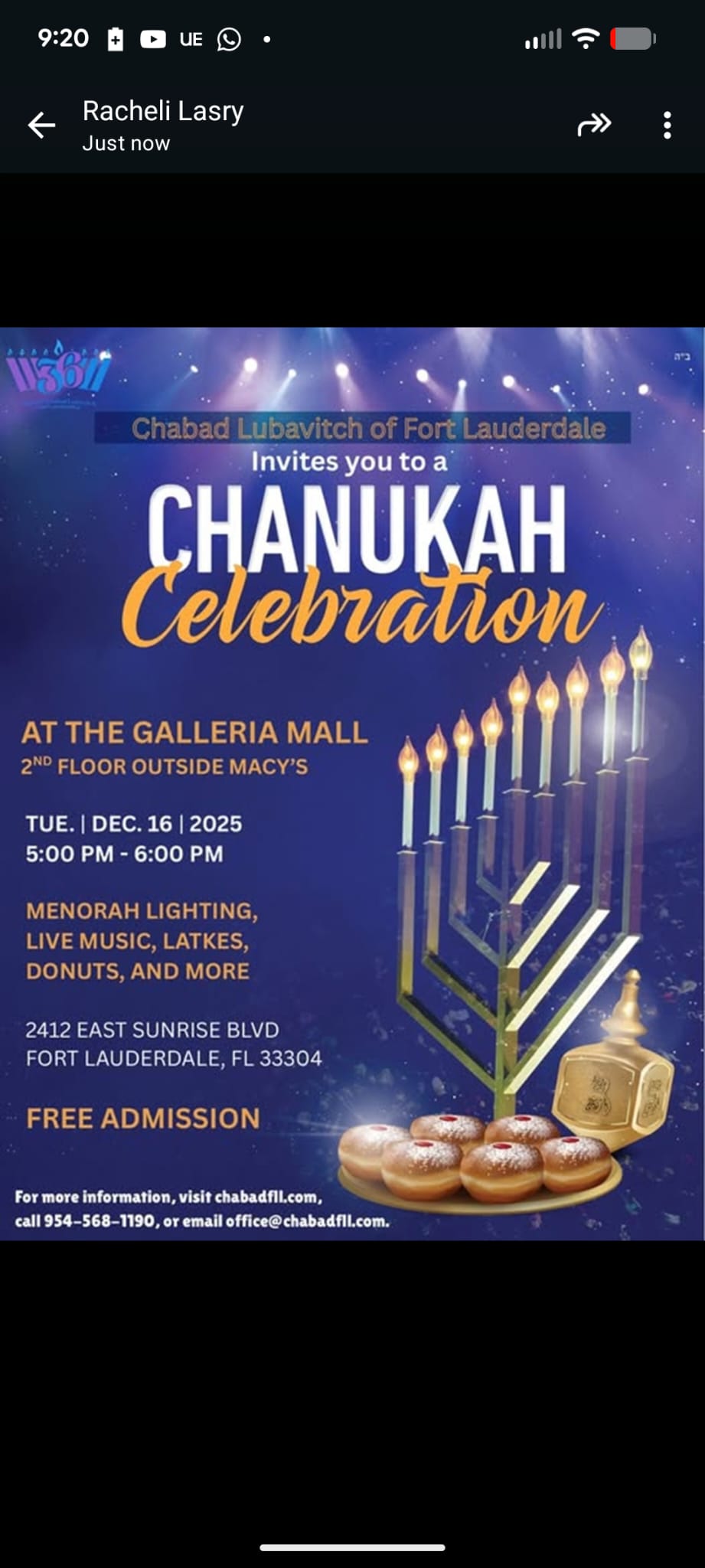 Chanukah Celebration