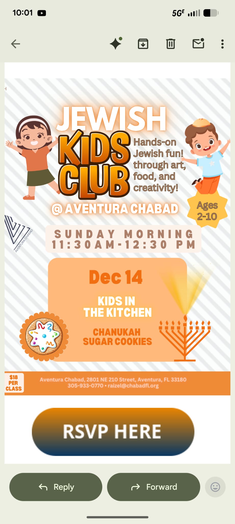 Jewish Kids Club: Kids in the Kitchen - Chanukah Sugar Cookies